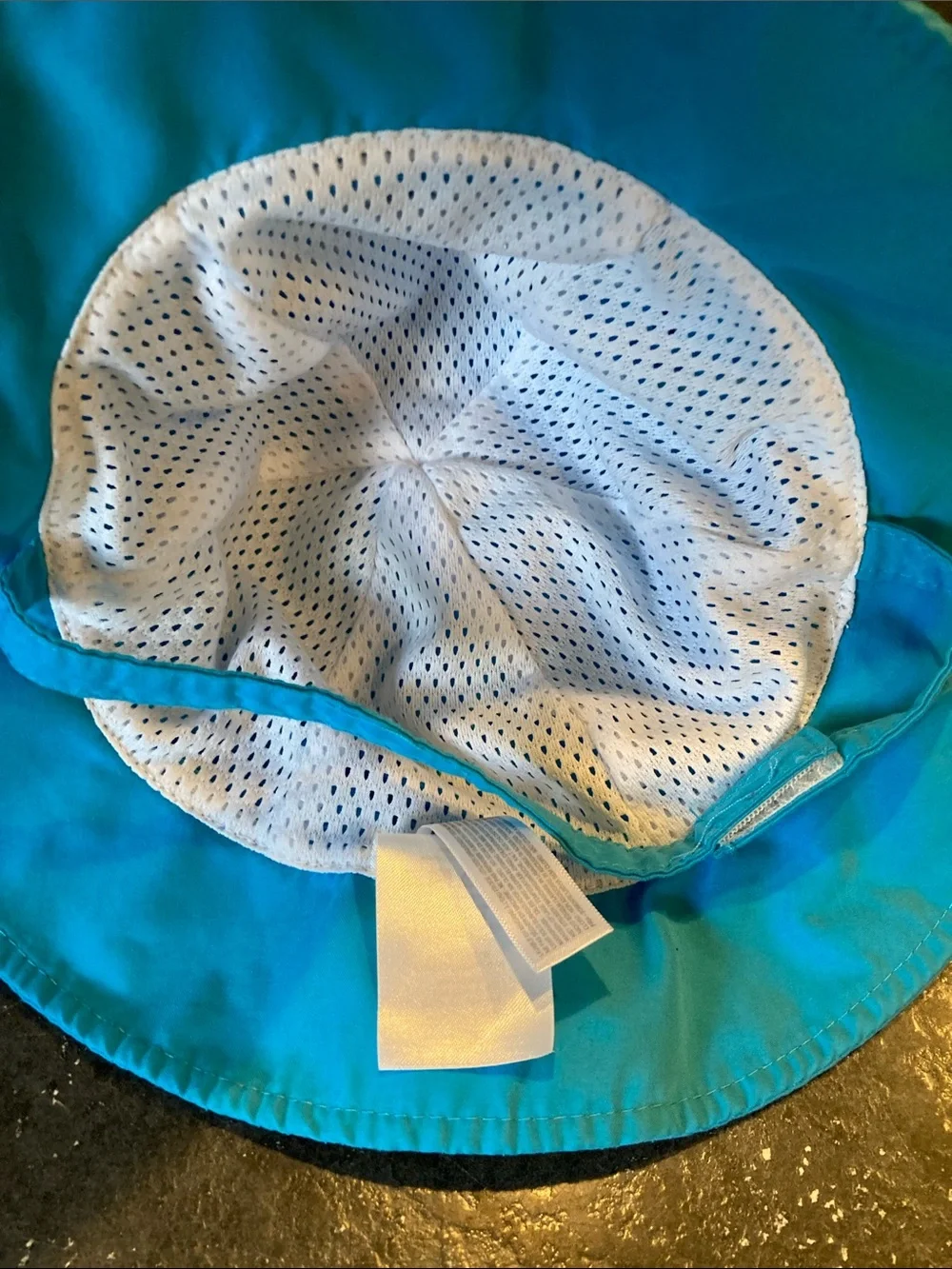 Kids Zoocchino UPF 50+ blue shark sun hat size 6-12 months